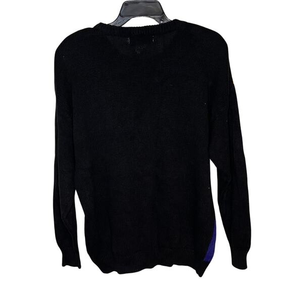 Retro 90s Santoria Sweater | Bright Colors | Vintage 1992 | Size Large - Picture 3 of 4